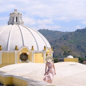 Floral Embroidered Women's Dress